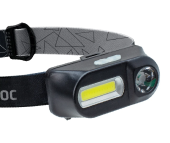 Фонарь аккумуляторный налобный XPE 3Вт + COB 3Вт сменный аккум. 1.2А.ч КОСМОС KocH3WDLith