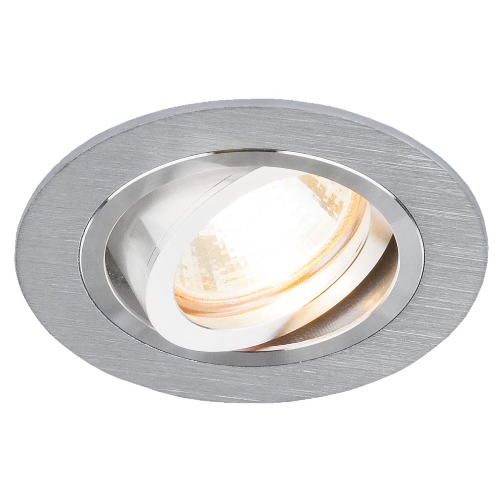 Алюминиевый точечный светильник 1061/1 MR16 
SL серебро