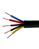 Кабель ВВГ нг(А)-LS 5х1,5 (100м) РБ