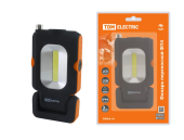 Фонарь переносной светодиодный ФП4, 1 Вт LED+3 Вт COB, 110 лм, 3хААА, магн., телескоп, TDM