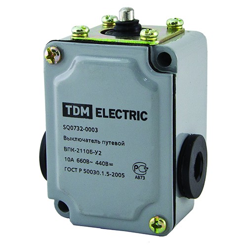 Выключатель путевой контактный ВПК-2110Б-У2 10А 660В IP67 TDM