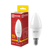 Лампа светодиодная LED-СВЕЧА-VC 11Вт 230В Е14 3000К 1050Лм IN HOME