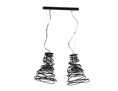 Светильник подвесной EMIBIG TWIST BLACK 304/2 2X40W, 
Е14