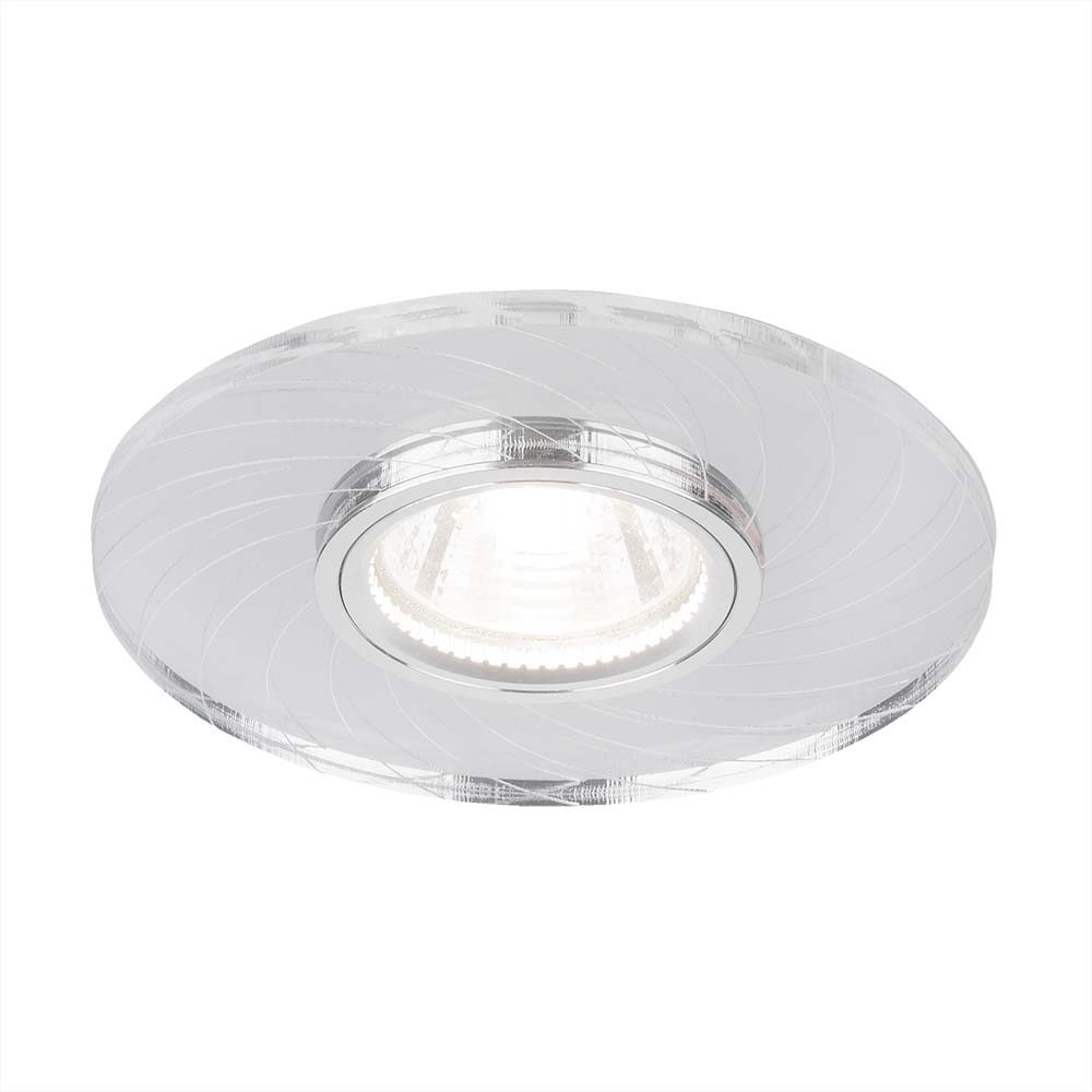 Встраиваемый потолочный светильник с LED 
подсветкой 2203 MR16 CL прозрачный
