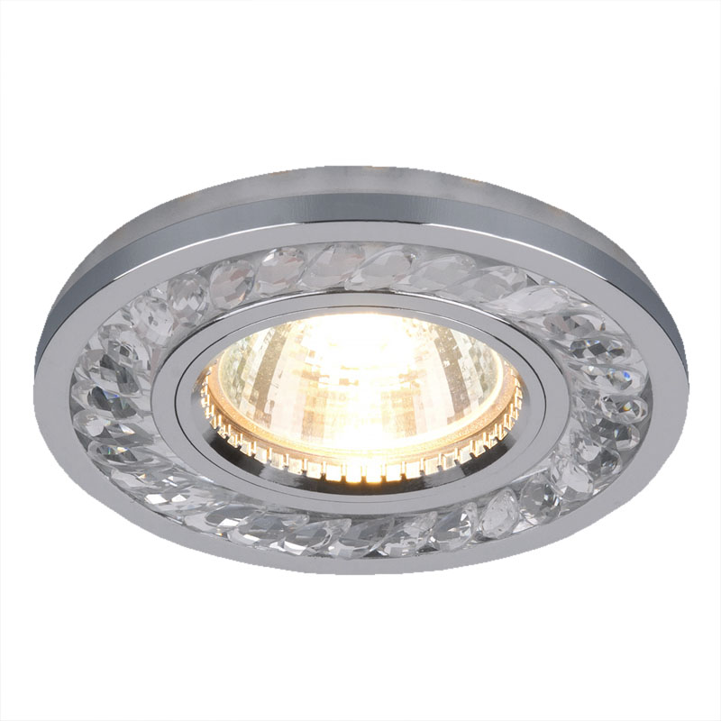 Точечный светодиодный светильник 8355 MR16 
CL/CH прозрачный/хром