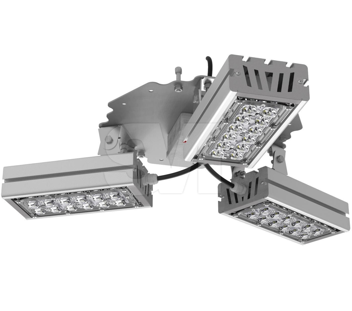 Светодиодный светильник SVT-P-FLOWER-81W-35
