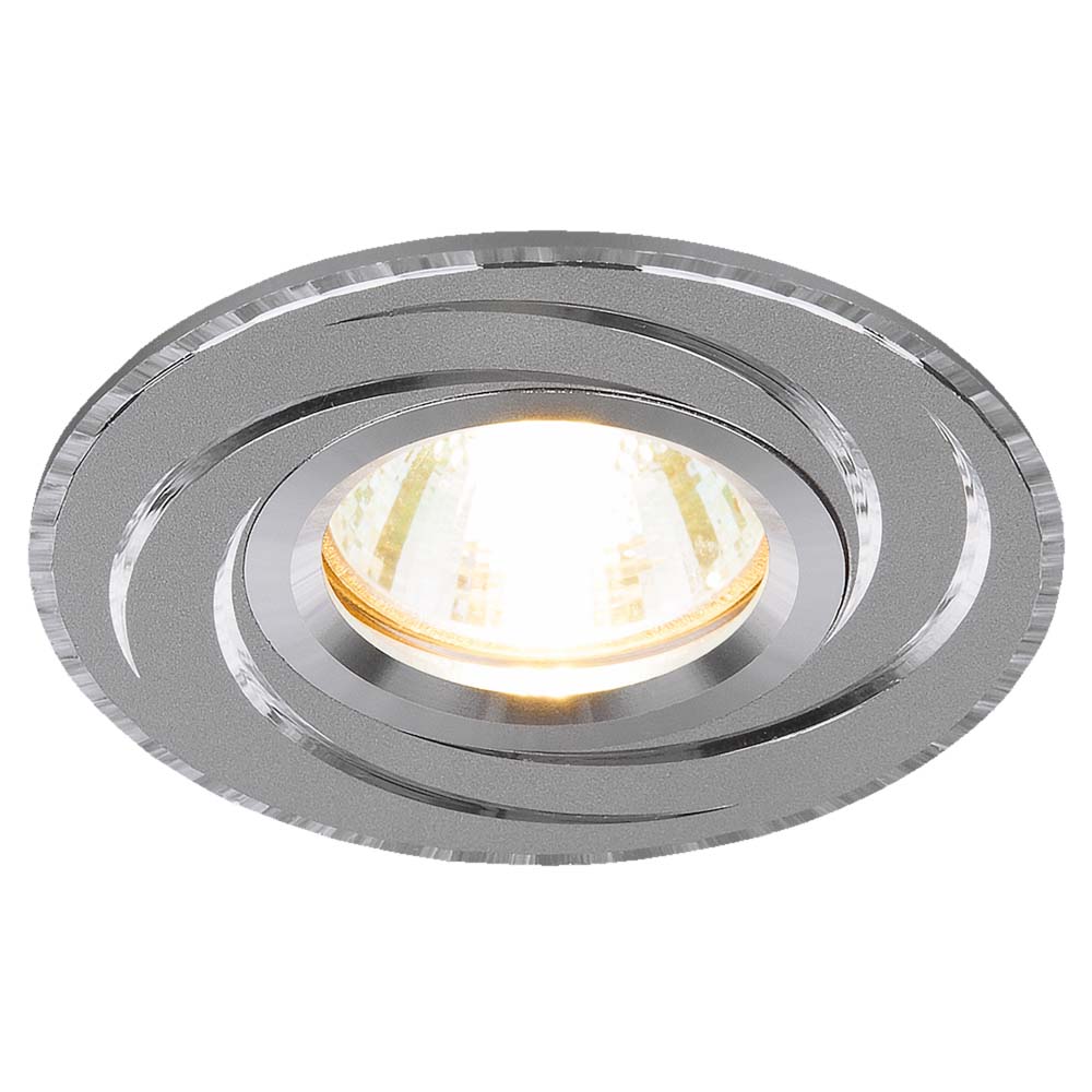 Алюминиевый точечный светильник 2002 MR16 
HL/SL графит/cеребро