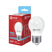 Лампа светодиодная LED-ШАР-VC 11Вт 230В Е27 6500К 1050Лм IN HOME