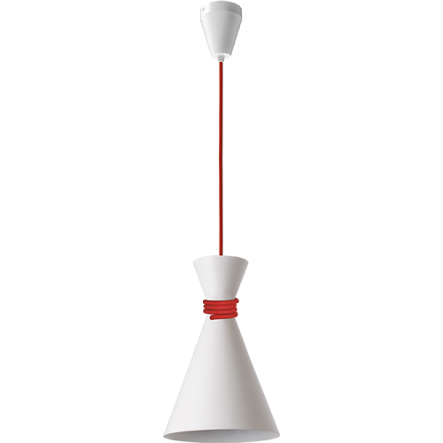Светильник подвесной VESTA 50121 TOKYO 1x60W, Е-27, 
бело-красный