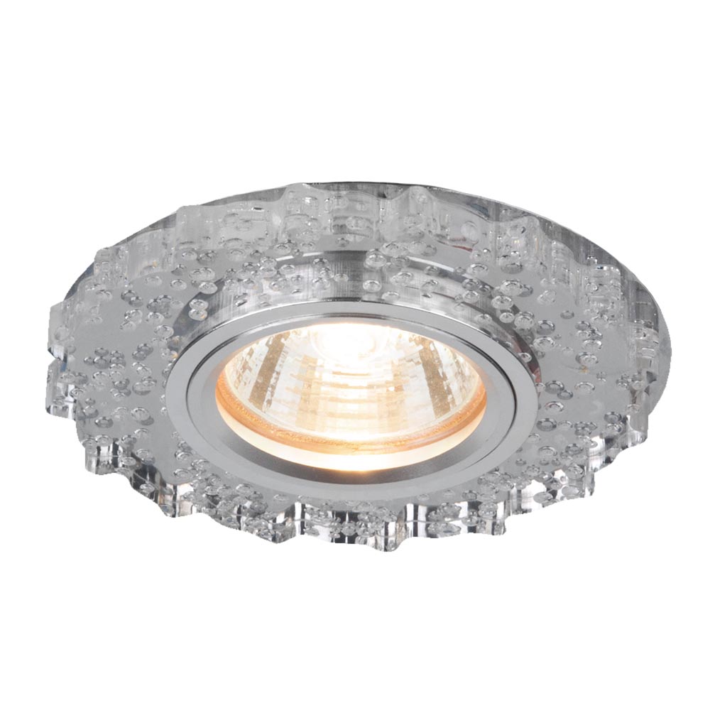 Встраиваемый потолочный светильник с LED 
подсветкой 2202 MR16 CL прозрачный