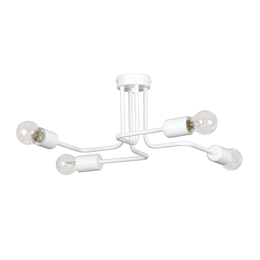 Светильник подвесной EMIBIG DIESEL 4 WHITE 781/4 4X60W, 
E27