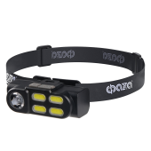 Фонарь аккумуляторный налобный AccuFH6-4COB/L3W 3Вт XPE+4 COB аккум. 18650 1200мАч ближн./дальн. свет 4 режима IP20 ФАZА