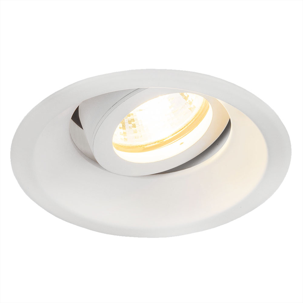 Алюминиевый точечный светильник 6068 MR16 
WH белый