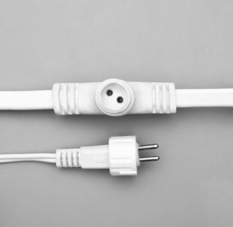 Гирлянда «Занавес» 2×6 м, IP44, УМС, белая нить, 1440 LED, свечение белое, 220 В