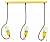 Светильник подвесной EMIBIG BOBI 3 YELLOW 536/3 3X60W, 
E27
