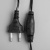 Гирлянда «Нить» 10 м с насадками «Шарики 2.5 см», IP44, тёмная нить, 100 LED, свечение мульти (RG/RB), мигание, 220 В