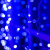 Гирлянда «Занавес» 2 × 1.5 м, IP44, УМС, белая нить, 360 LED, свечение синее, 220 В