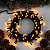 Гирлянда «Нить» 10 м, IP44, тёмная нить, 100 LED, свечение жёлтое, 8 режимов, 220 В
