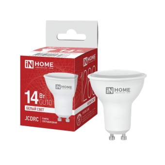Лампа светодиодная LED-JCDRC-VC 14Вт 230В GU10 4000K 1260Лм IN HOME