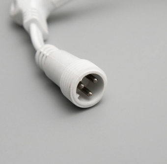 Гирлянда «Занавес» 2×6 м, IP44, УМС, белая нить, 1440 LED, свечение белое, мерцание, 220 В