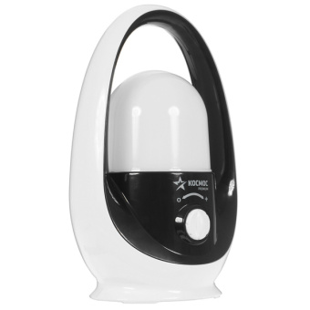 Фонарь аккумуляторный KOSMOS premium 8W LED регулировка яркости ЗУ 220/12В КОСМОС