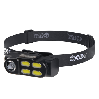 Фонарь аккумуляторный налобный AccuFH6-4COB/L3W 3Вт XPE+4 COB аккум. 18650 1200мАч ближн./дальн. свет 4 режима IP20 ФАZА