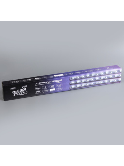 Гирлянда «Сосульки» 3 × 0.5 м, IP44, прозрачная нить, 288 LED, свечение белое с эффектом стекания, 12 В