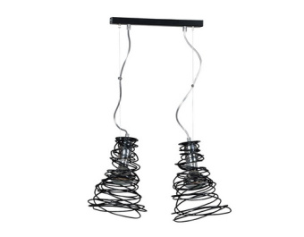 Светильник подвесной EMIBIG TWIST BLACK 304/2 2X40W, 
Е14