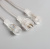 Гирлянда «Сосульки» 2.5×0.3 м, IP65, прозрачная нить, 192 LED, свечение белое с эффектом стекания, 12 В