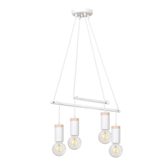 Светильник подвесной EMIBIG SKANDIA 4 WHITE 798/4 4X60W, 
E27