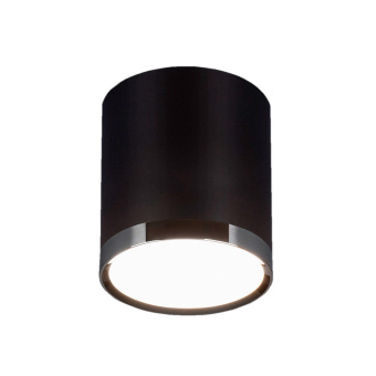 Накладной потолочный светодиодный светильник 
DLR024 6W 4200K черный матовый