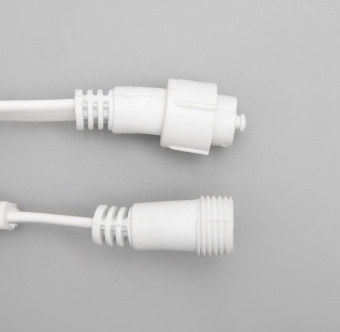 Гирлянда «Занавес» 2×6 м, IP44, УМС, белая нить, 1440 LED, свечение белое, мерцание, 220 В