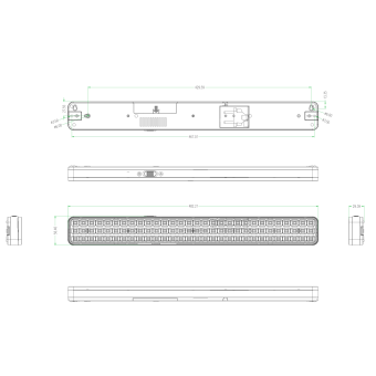 Светильник светодиодный DBA-107-0-20 9Вт 6500К IP20 90LED 4ч аварийный непостоянный Эра