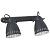 Светильник настенный HN5050-2C BLACK (черный), 
2xE27, 40W, ETP