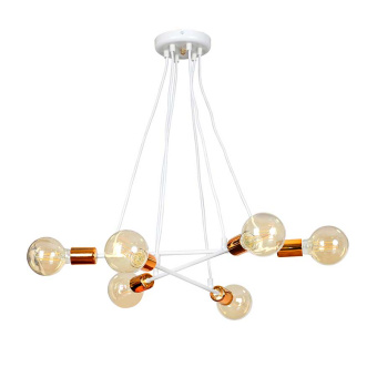 Светильник подвесной EMIBIG BRAVO 6 WHITE 474/6 6X60W, 
E27