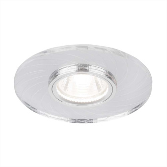 Встраиваемый потолочный светильник с LED 
подсветкой 2203 MR16 CL прозрачный