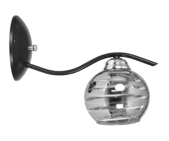 Светильник настенный EMIBIG BOVER K1 BLACK 819/K1 1X60W, 
E27