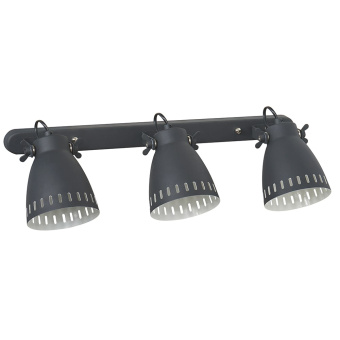 Светильник настенный HN5050-3C BLACK (черный), 
3xE27, 40W, ETP