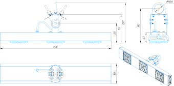 Светодиодный светильник SVT-STR-BM-90W-30