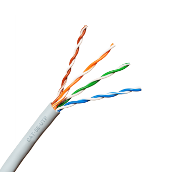 Кабель витая пара UTP cat5e indoor 4х2х24AWG