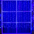Гирлянда «Занавес» 2 × 1.5 м, IP44, УМС, белая нить, 360 LED, свечение синее, 220 В