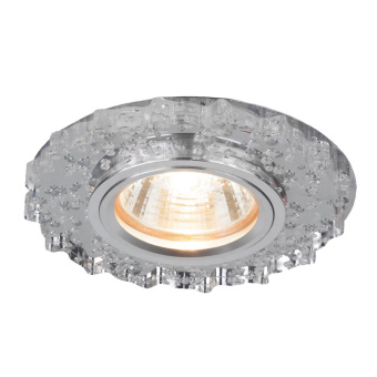 Встраиваемый потолочный светильник с LED 
подсветкой 2202 MR16 CL прозрачный