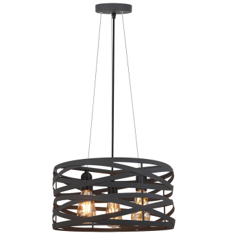 Светильник подвесной HN8069A BLACK (черный), 3xE27, 
40W, ETP