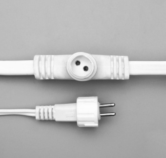 Гирлянда «Занавес» 2 × 1.5 м, IP44, УМС, белая нить, 360 LED, свечение белое, 220 В