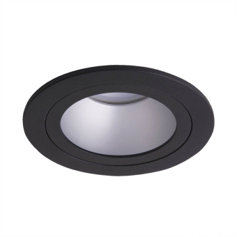 Встраиваемый точечный светильник 122 MR16 
серебро/черный